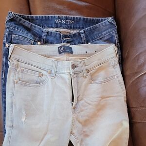 GAP and Vanity Women's Jeans Size 27 And 29/32